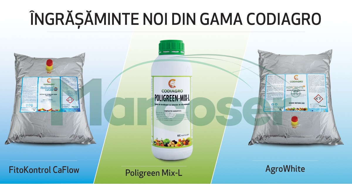 Ingrasaminte noi din gama Codiagro