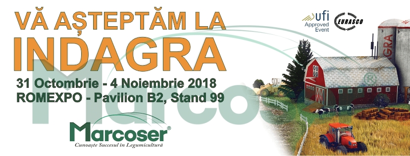 Marcoser va asteapta la Indagra 2018