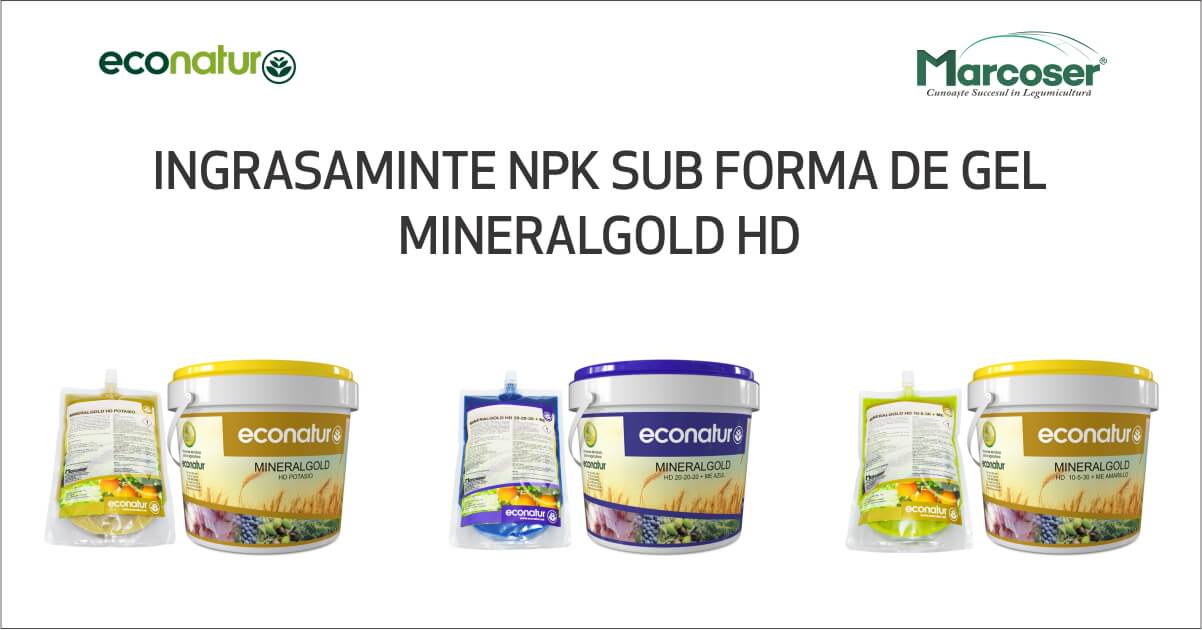 NOU! Mineralgold HD - Ingrasaminte NPK sub forma de gel