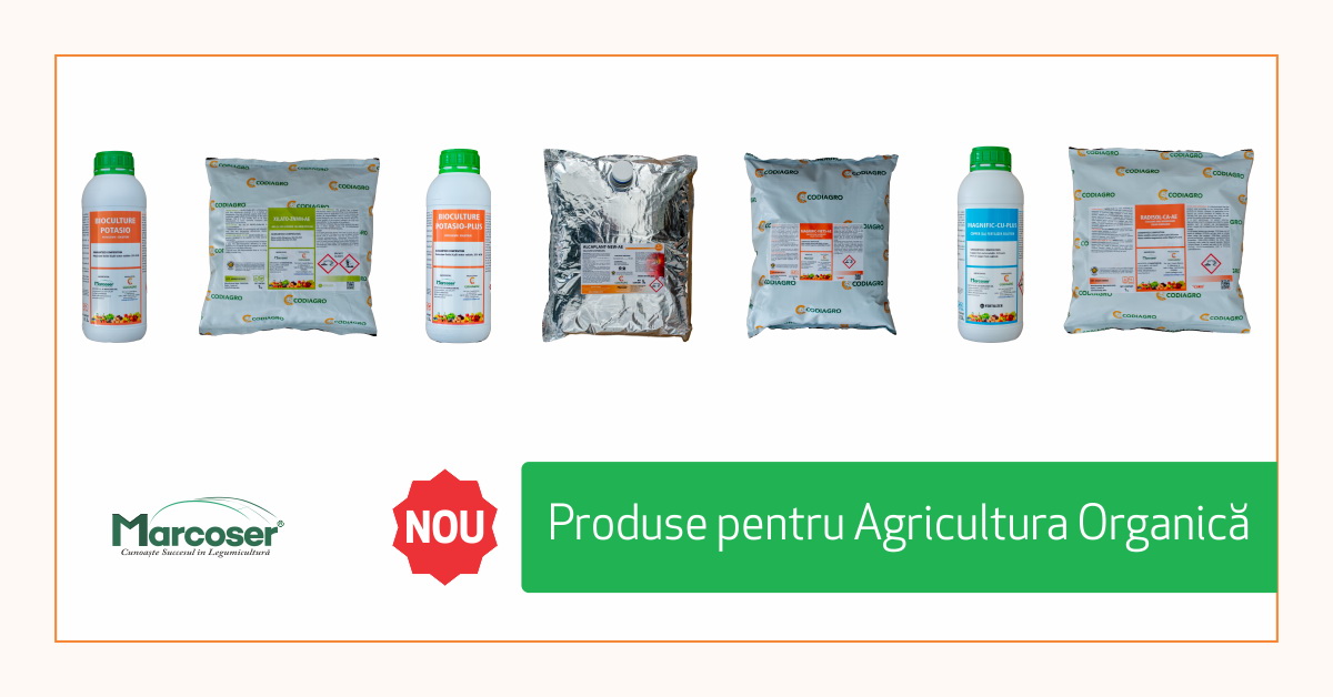Produse de fertilizare pentru agricultura organica